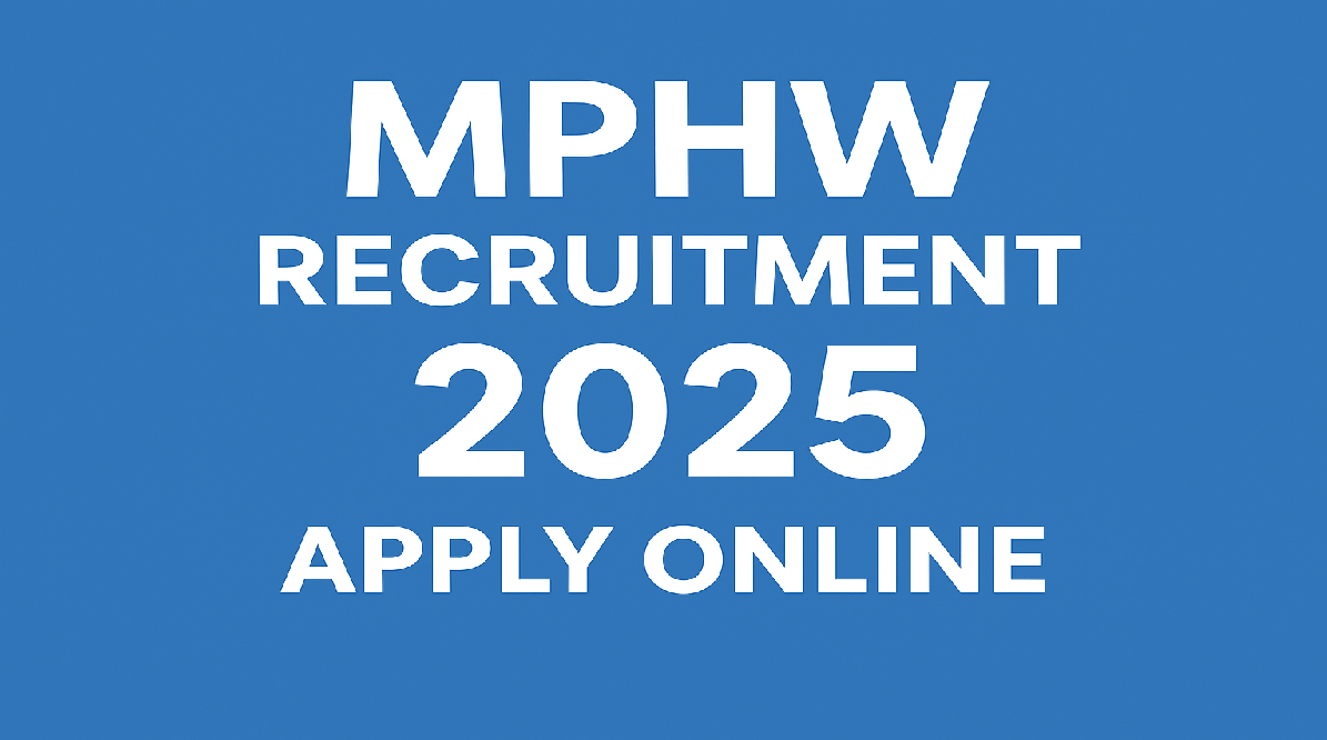 Multi-Purpose Health Worker Recruitment 2025