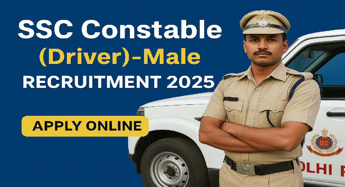 SSC Constable Driver-Male Recruitment 2025