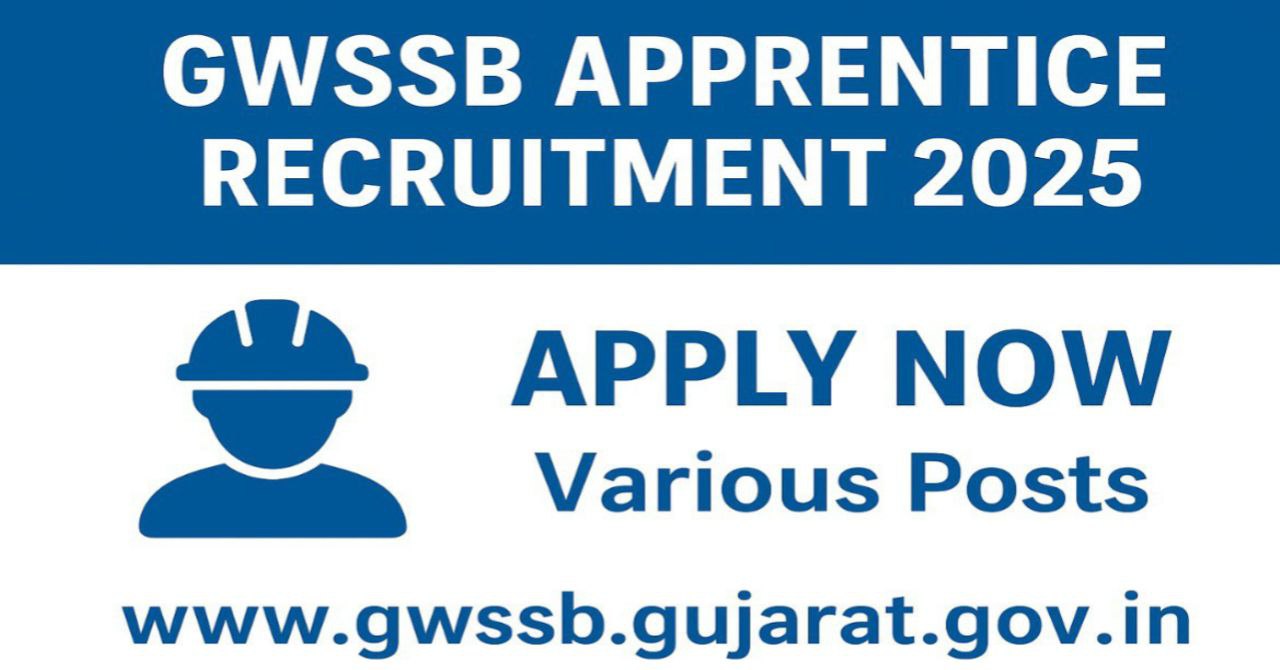 GWSSB Apprentice Recruitment 2025
