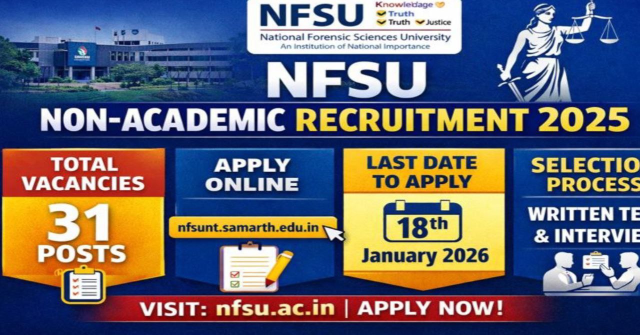 NFSU Non-Academic Recruitment 2025