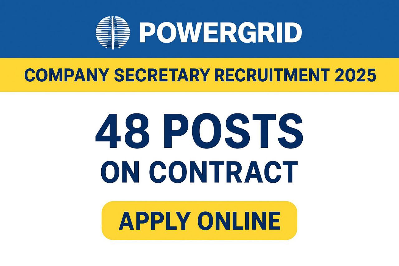 POWERGRID Company Secretary Professional Recruitment 2025
