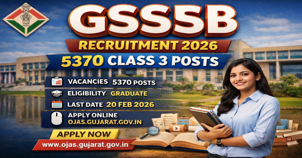 GSSSB Combined Competitive Exam Recruitment 2026