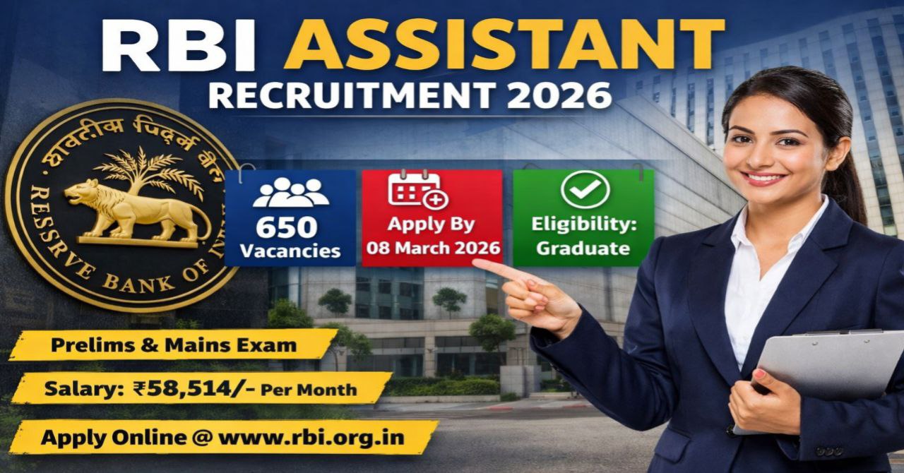 RBI Assistant Recruitment 2026