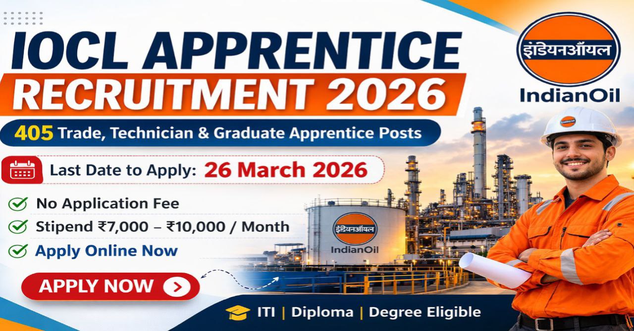 IOCL Apprentice Recruitment 2026