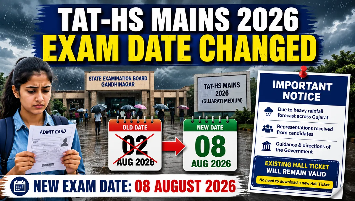 TAT HS Mains 2026 Exam Date